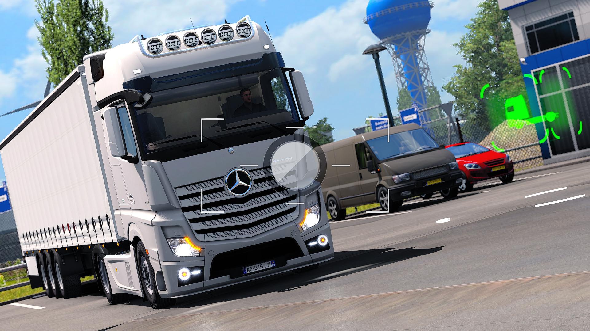 ETS2 - Mercedes Benz Actros Custom Headlights (1.35.X)