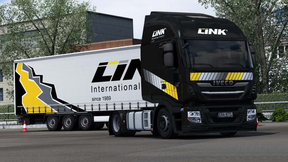 ETS2 - Iveco Hi-Way Link International Transport Skin (1.36.x)