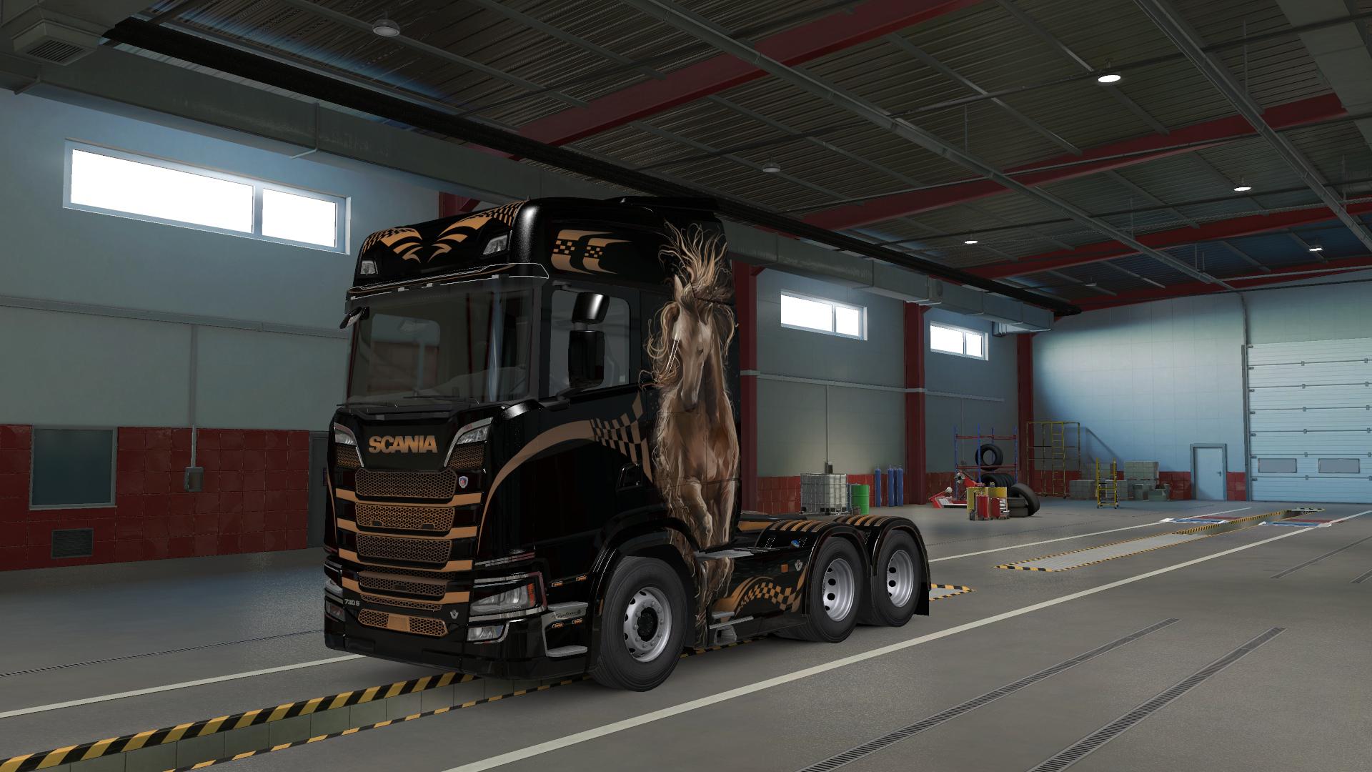 ETS2 - Scania S Highline Wild Paintjob Skin (1.37.x) | Euro Truck