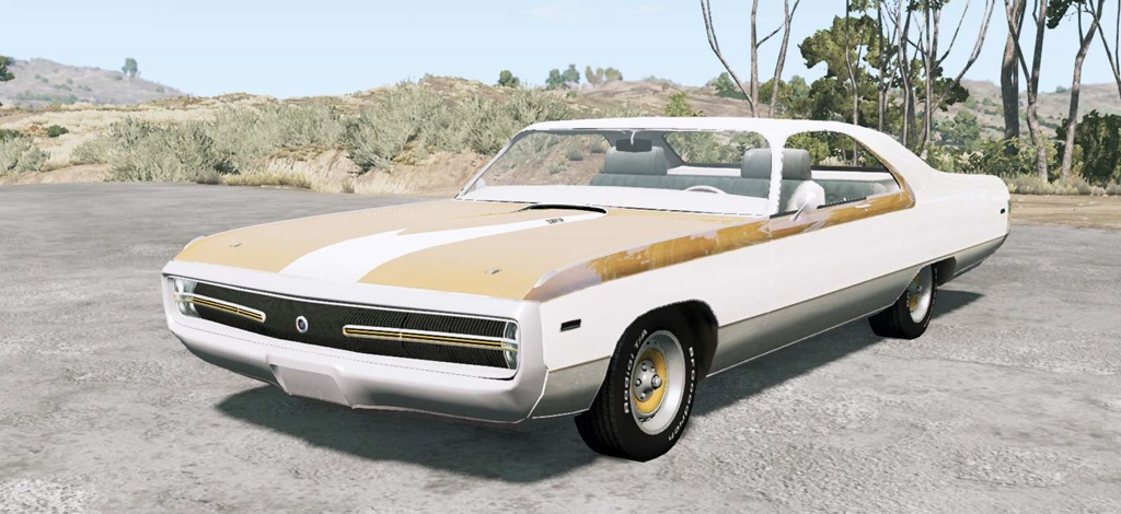 BeamNG - Chrysler 300-H Hurst (CM23) 1970 Car Mod