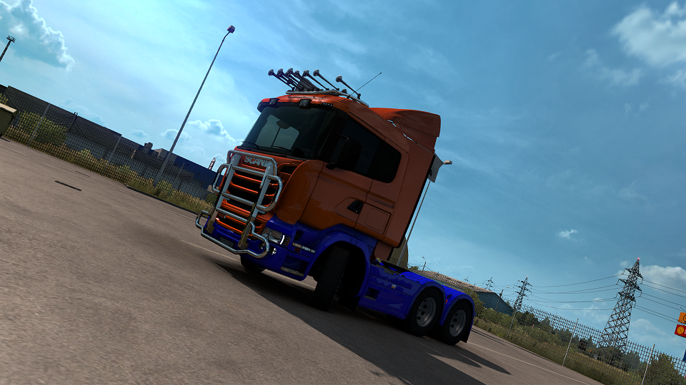 ETS2 - Two Tone Paint for RJL Scania R & Streamline (1.38.x)