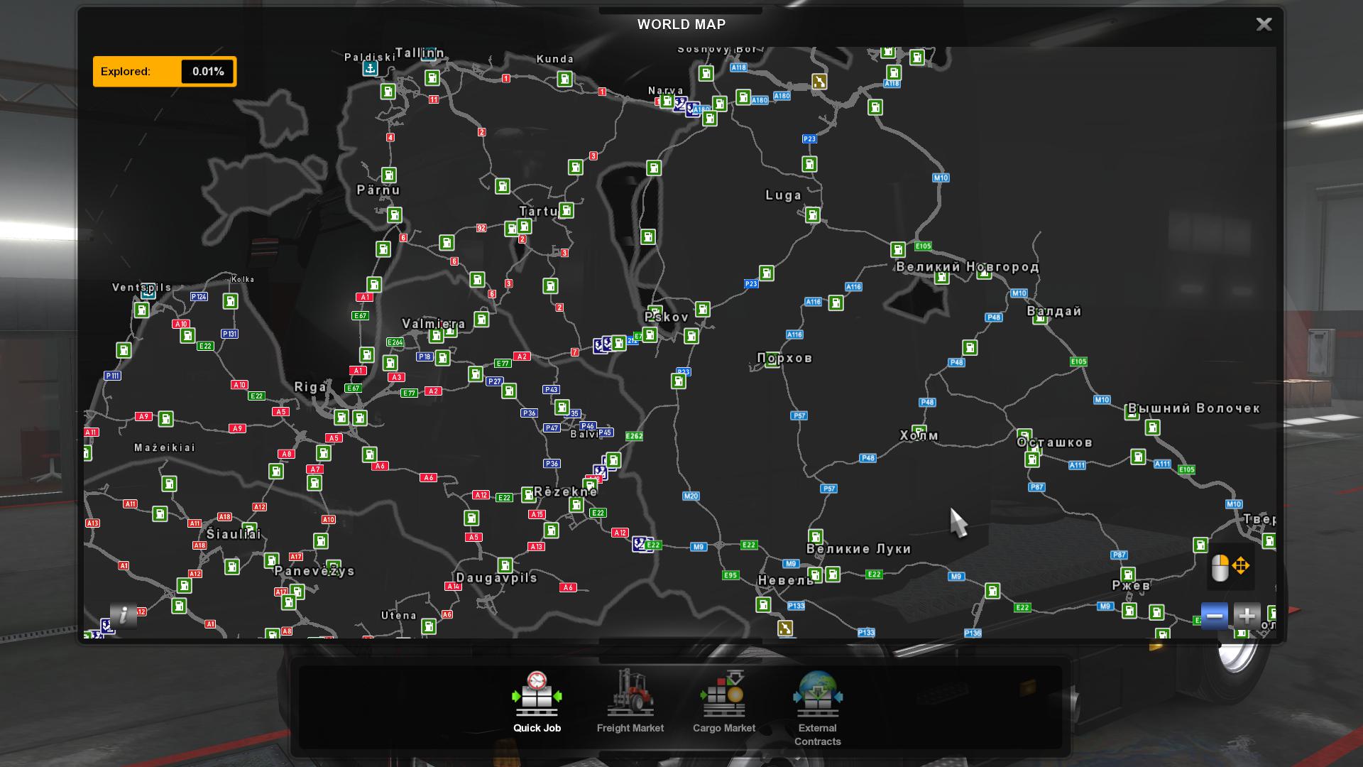 ETS2 - Rusmap V1.8.1.2 for Promods 2.41 Fix (1.35.X) | Euro Truck
