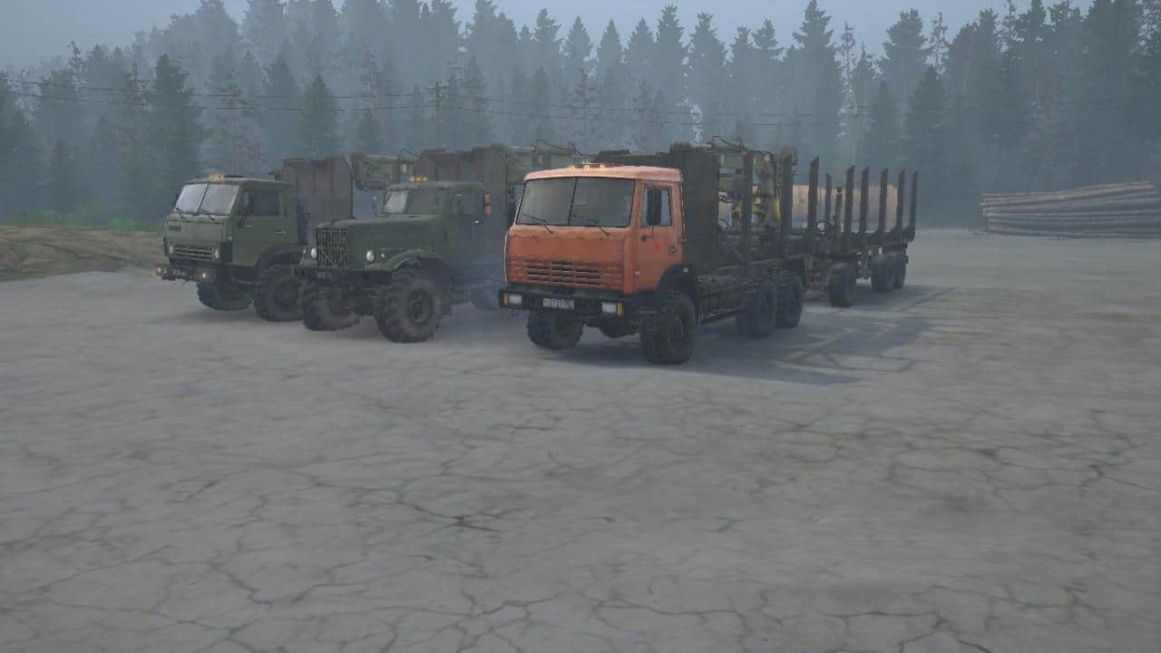spintires maps with truck mod packs