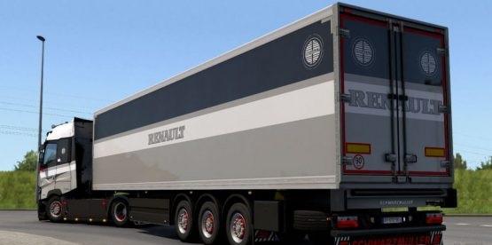 ETS2 - Renault Classic Skin for Schwarzmuller Refer Matching Gloovers Renault Skin (1.40.x)