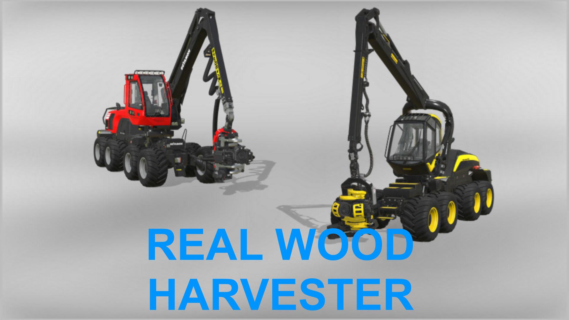 FS19 - Real Wood Harvester V1.0