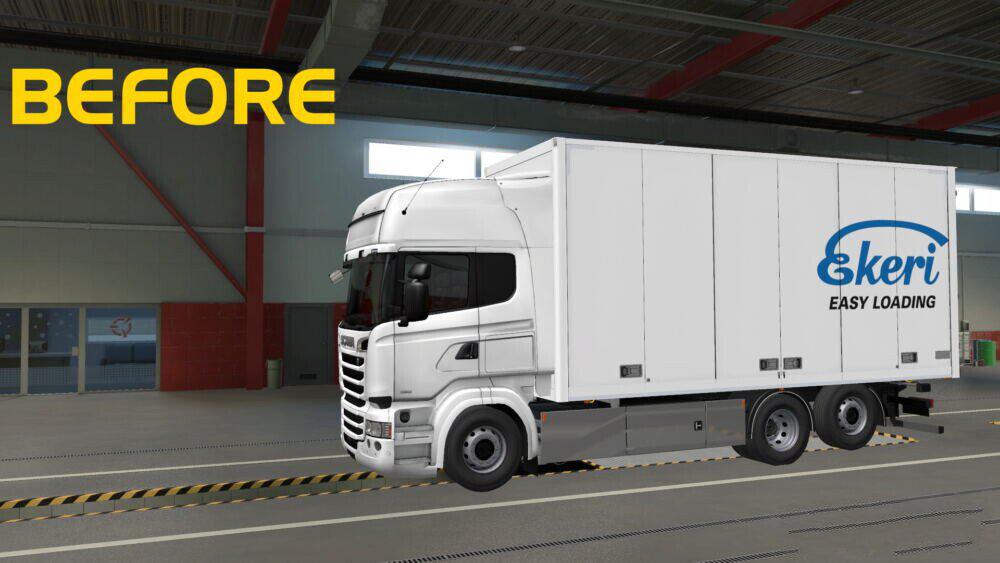 ETS2 - Low Deck Chassis for Tandem Addon RJL (1.39.x)