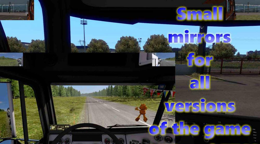 ETS2 - Small Mirrors for All Version (1.38.x)