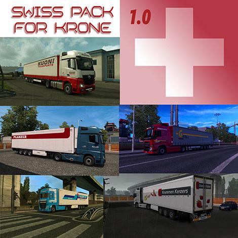 ETS2 - Swiss Trailer Pack for Krone DLC (1.35.x)