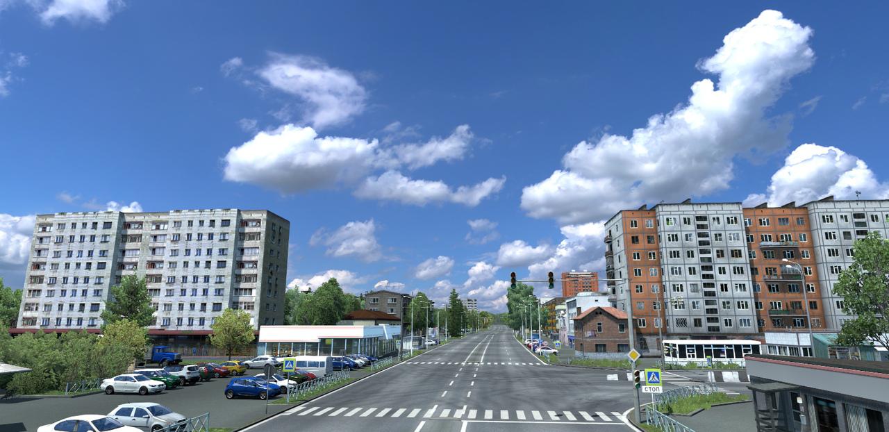 ETS2 - Novosibirsk Region Map V2.0 (1.36.x)