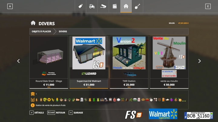FS19 - Supermarket Walmart V1.0