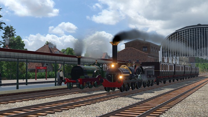 Transport Fever 2 - GNR Sturrock 4-2-2 No 215