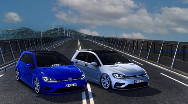 ETS2 - Volkswagen Golf R Line 7.5 2018 V1.0 (1.43.x)