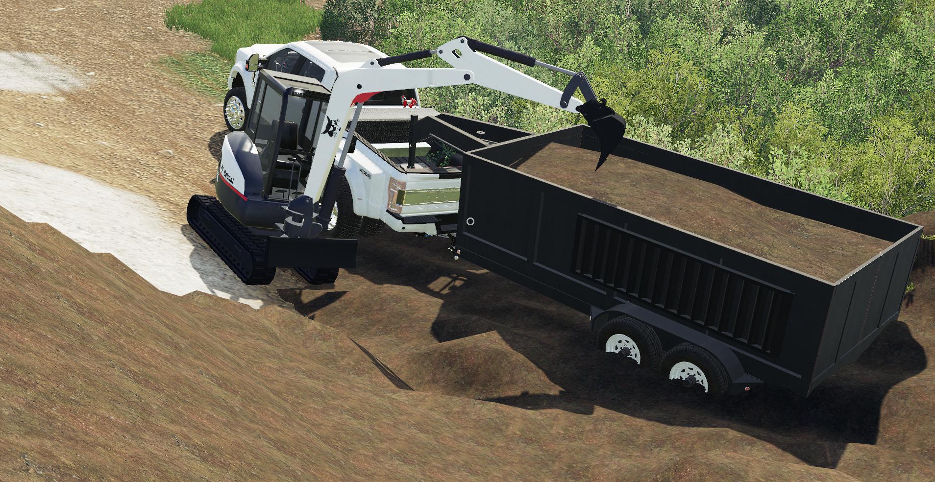 FS19 - EXP19 DumpTrailer and KST Mini EX v1.0