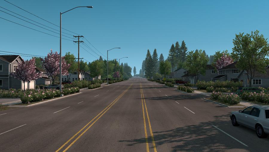 ATS - New Summer Graphics/Weather V1.0 (1.37.x)