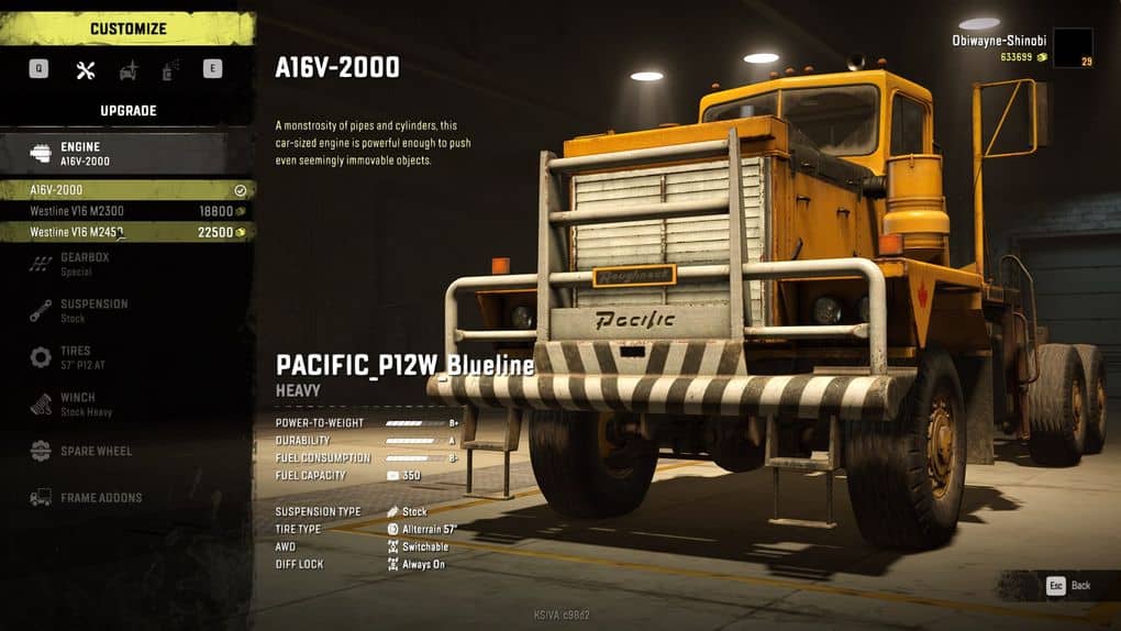 SnowRunner - Pacific P12W Blueline V1