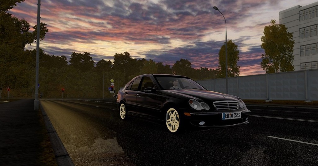 City Car Driving 1.5.9 – Mercedes-Benz C32 AMG
