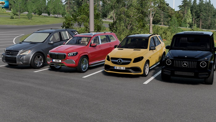 BeamNG – Mercedes-Benz SUV Pack Mod