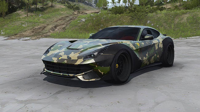Spintires:Mudrunner - Ferrari F12 Car Mod V1.0