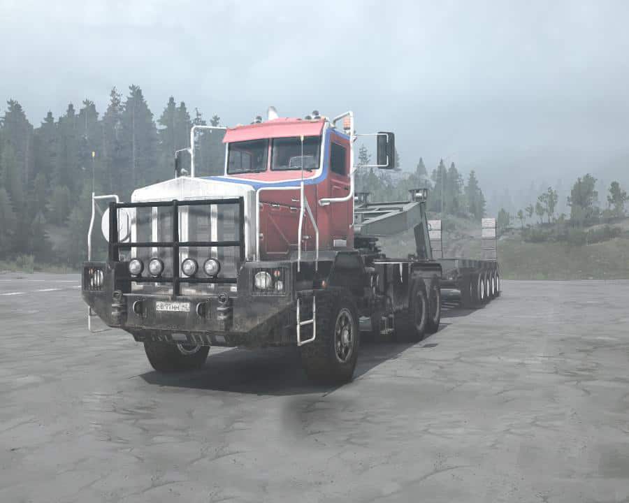 Spintires:Mudrunner - Boar-45318 (Tonar-7502) Truck V1.0