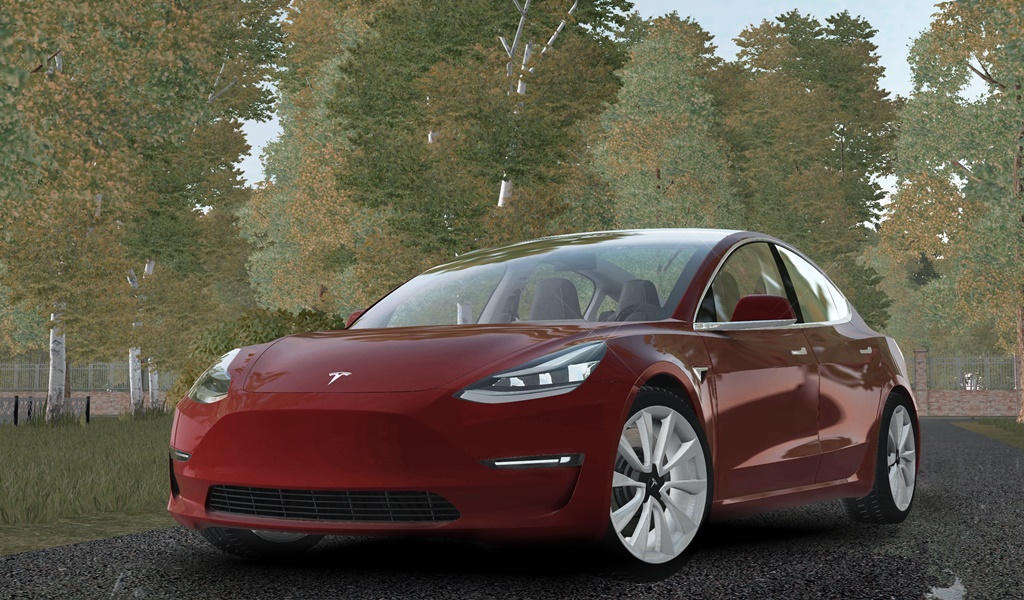 City Car Driving 1.5.8 - 2018 Tesla Model 3