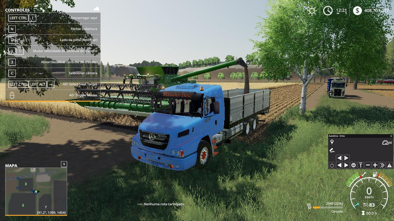 FS19 - Mercedes-Benz Atron 2429K Graneleiro Truck V1.0