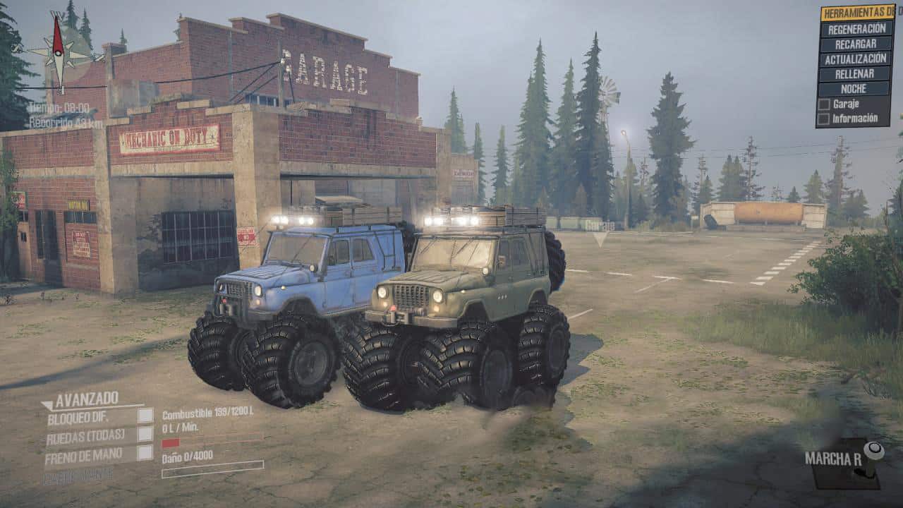 Spintires:Mudrunner - UAZ 469 Monster V2