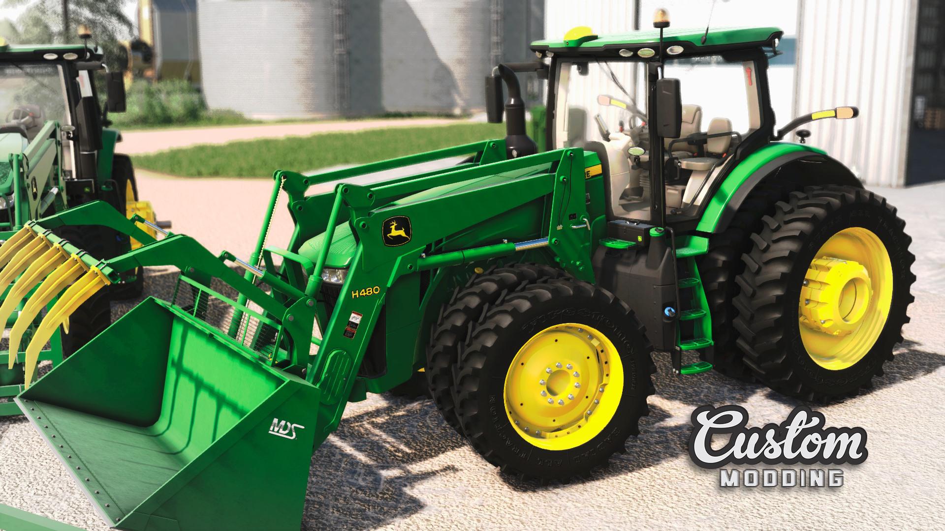 FS19 - John Deere 7R: Update for H480 V1.0