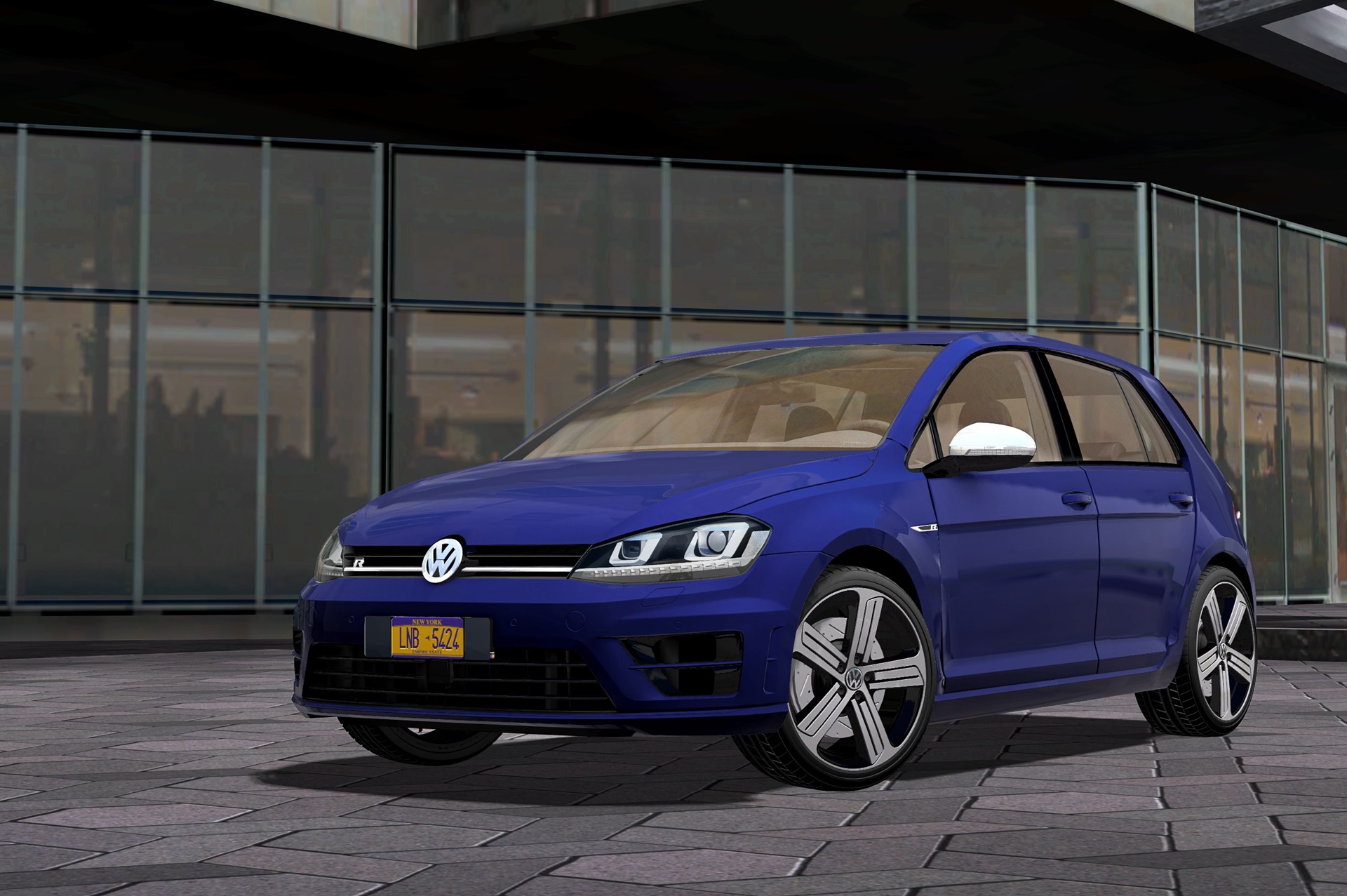 City Car Driving 1.5.8 - Volkswagen Golf R 2014 | City Car Driving ...