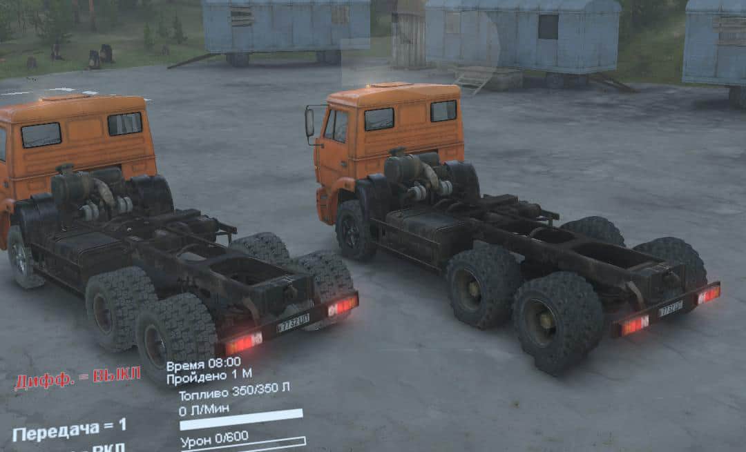 Spintires - Wheels for KamAZ V1.0