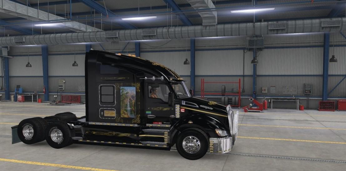 ATS - Kenworth 680 Golden Style Skin V1.0 (1.37.x)