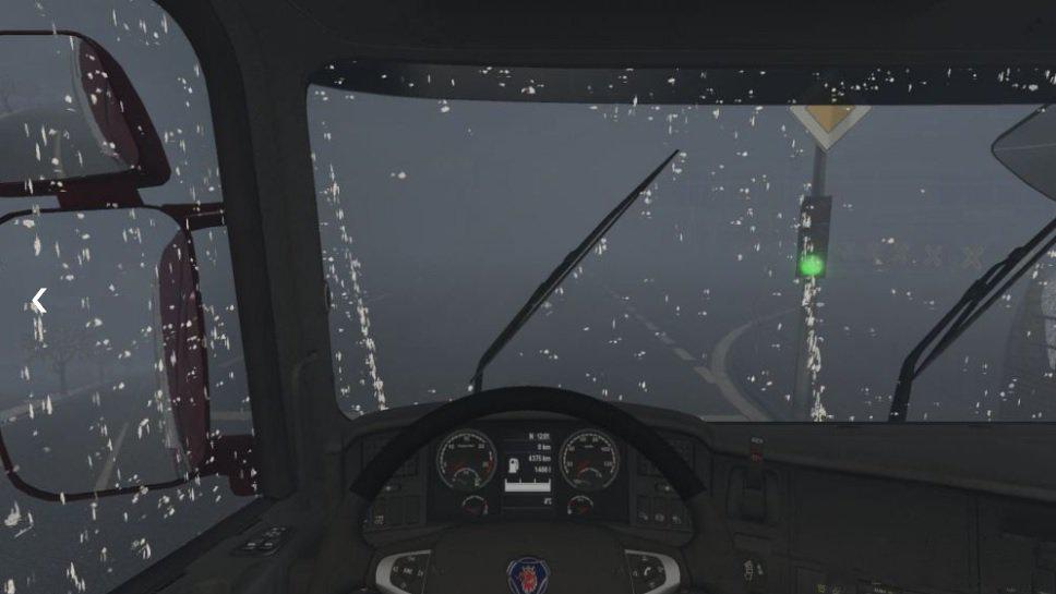 ETS2 - Realistic Snowfall (1.36.x)