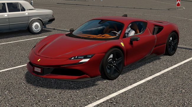 City Car Driving 1.5.9 - Ferrari SF90 Car Mod