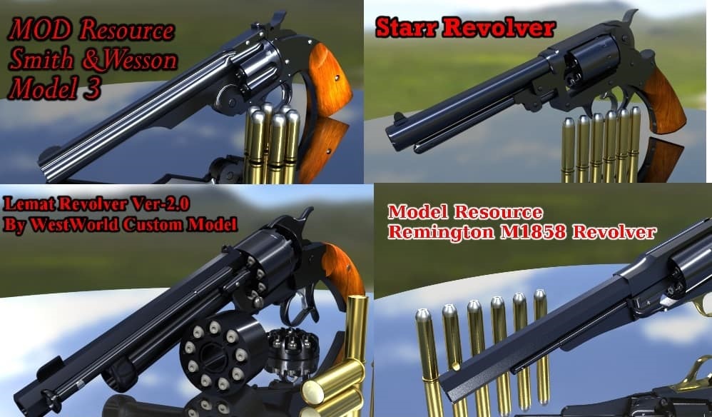 Rdr2 Resource Revolver Mod Pack Red Dead Redemption 2 Modsclub