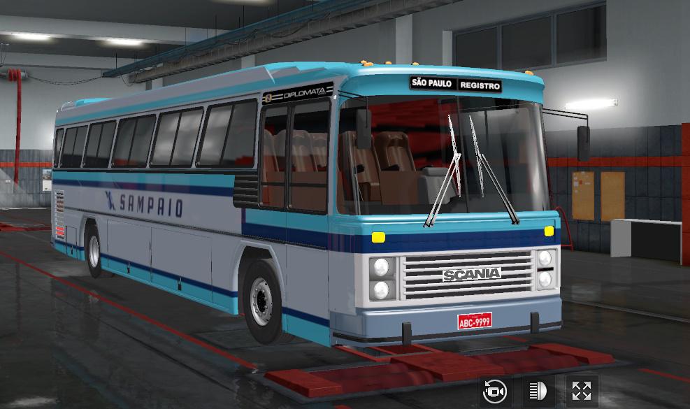 ETS2 - Nielson 250 Scania Apotech Games Bus V1.2 (1.36.x)