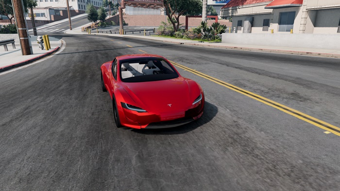 BeamNG – Tesla Roadster 2017 Car Mod