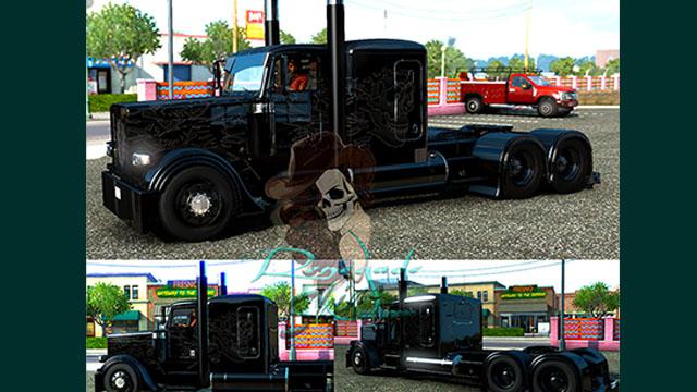 ATS - Peterbilt 389 Viper2 Blackout Skin (1.39.x)