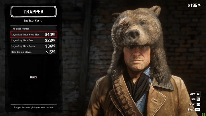 RDR2 - All items Unlocked and Purchasable