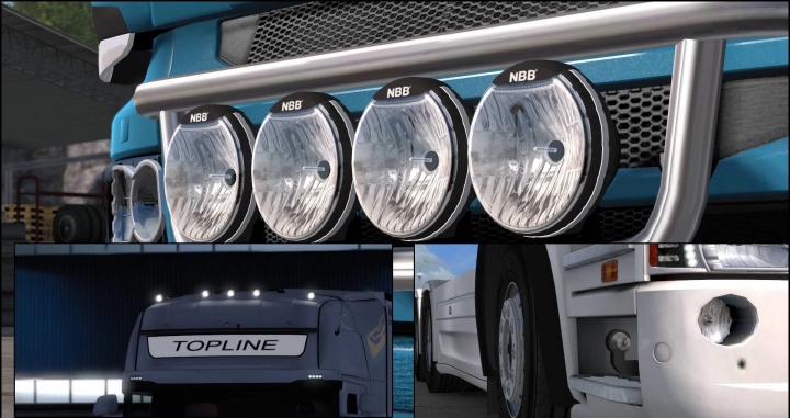 ETS2 Powerkasi Light & Accessory V1.3.2 (1.40.x) Euro Truck Simulator 2 | Mods.club