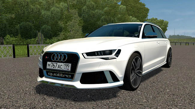 City Car Driving 1.5.9 - Audi RS6 (C7), City Car Driving Simulator