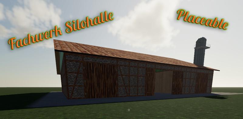 FS19 - Fachwerk Silohalle V1.0
