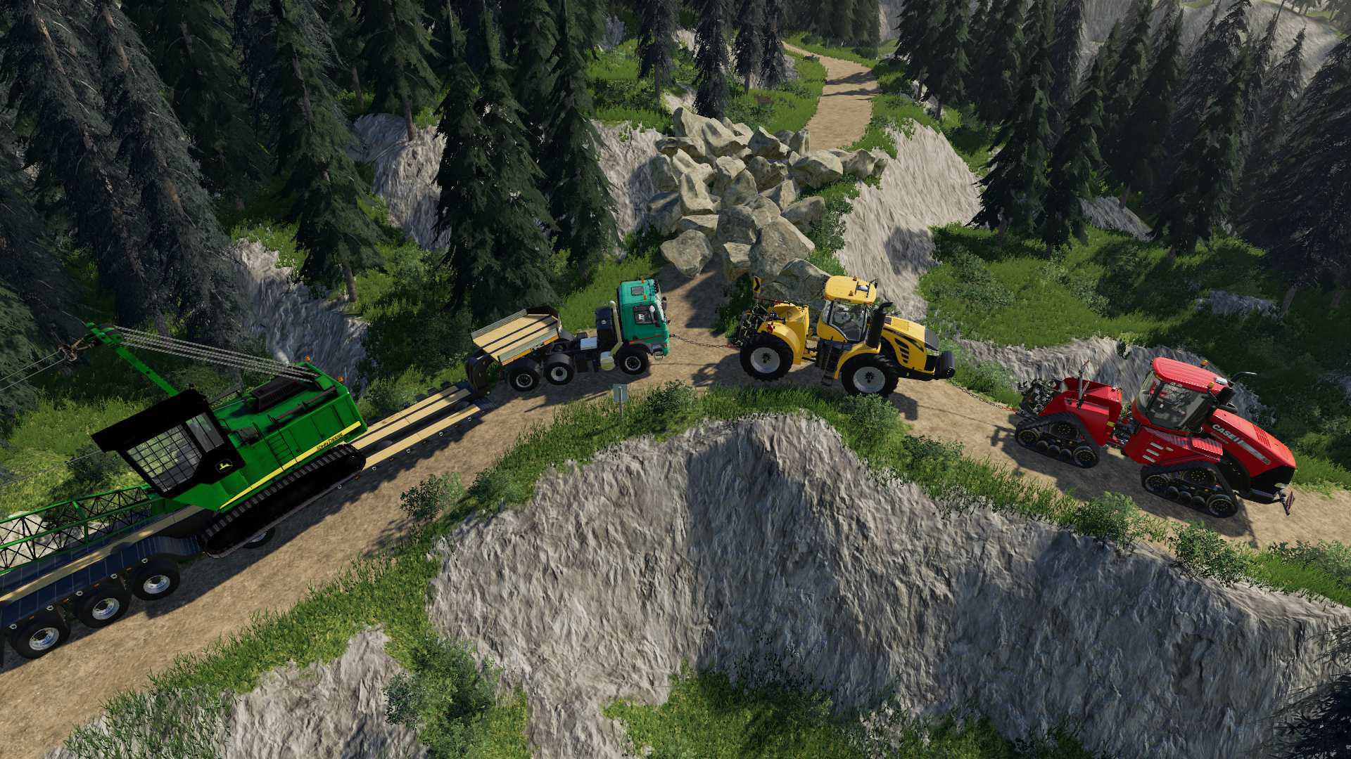 farming simulator 19 tow a car