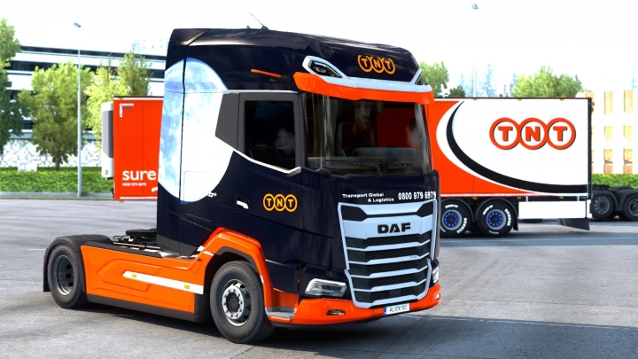 ETS2 - DAF21 XG TNT Express Skin Pack V1.0 (1.40.x)