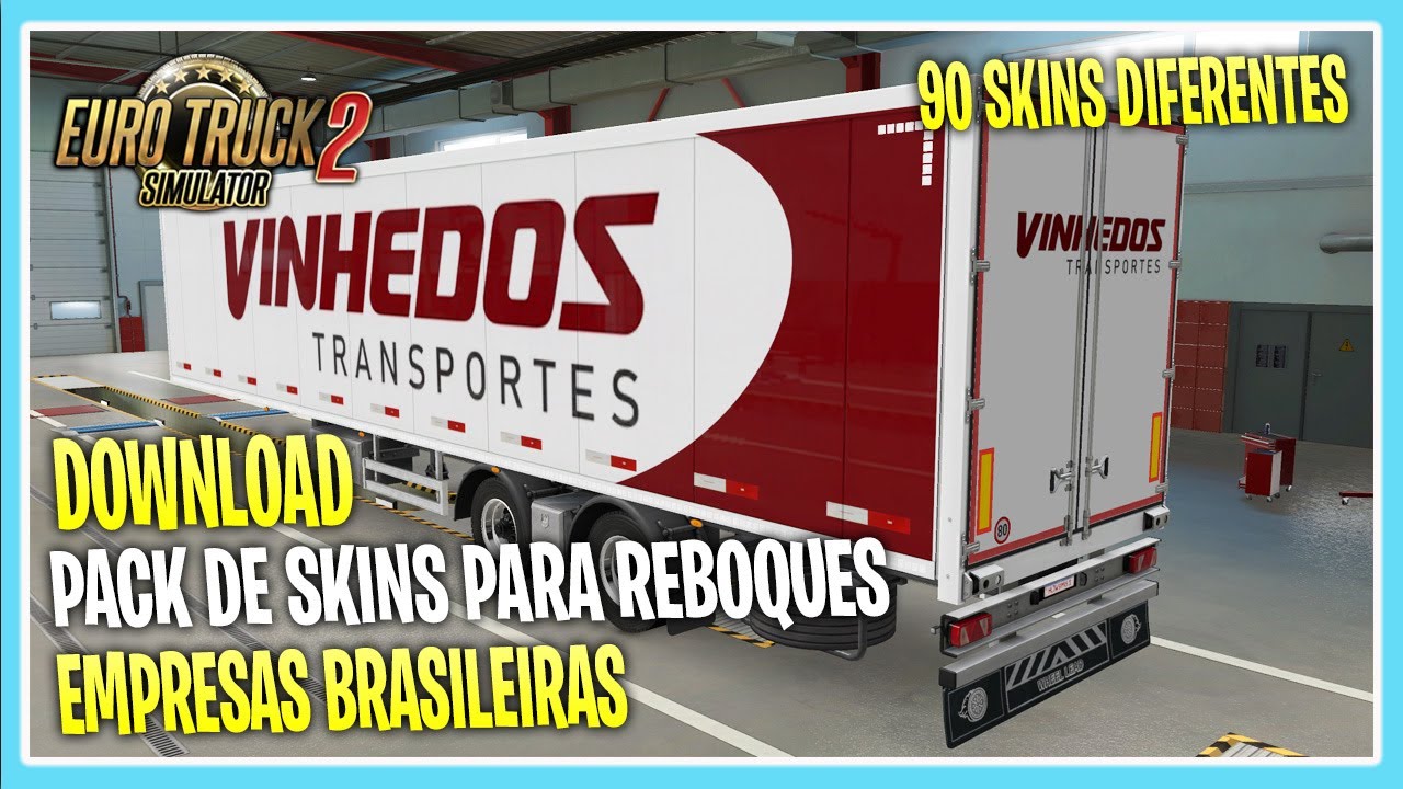 ETS2 - Pack De Skins Brasileiras Para Reboques (1.37 - 1.38 - 1.39)
