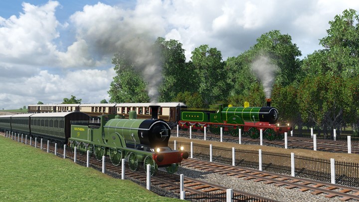 Transport Fever 2 - Secr D Class 4-4-0