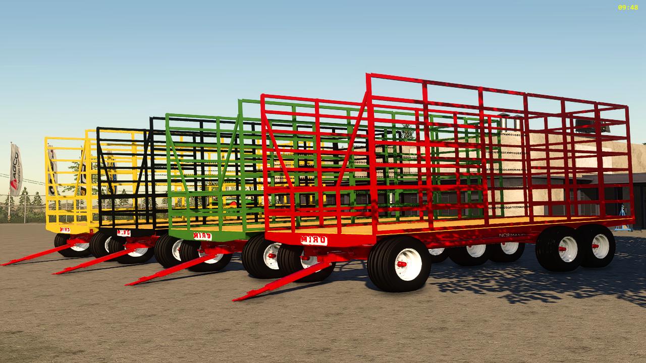 FS19 - Miro Small Square Bale Trailer V1.0