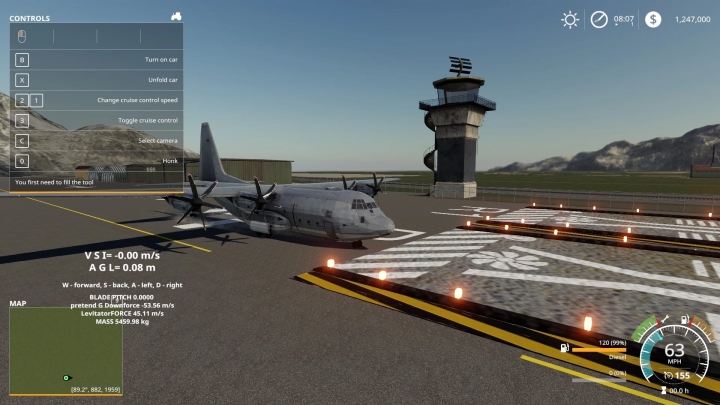FS19 - C-130 Cargo Plane V1.0