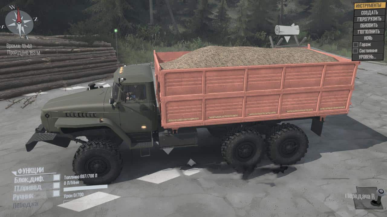 Spintires:Mudrunner - Ural-4320 Truck V18.10.20