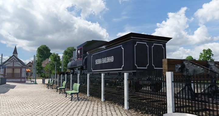 Transport Fever 2 - Sierra Railroad 4-6-0