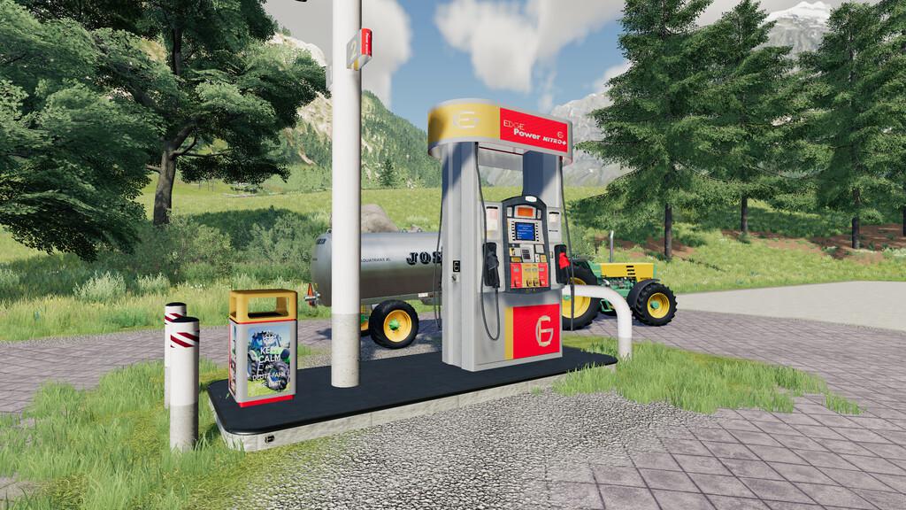 FS19 - Gas Station Mod V1.0