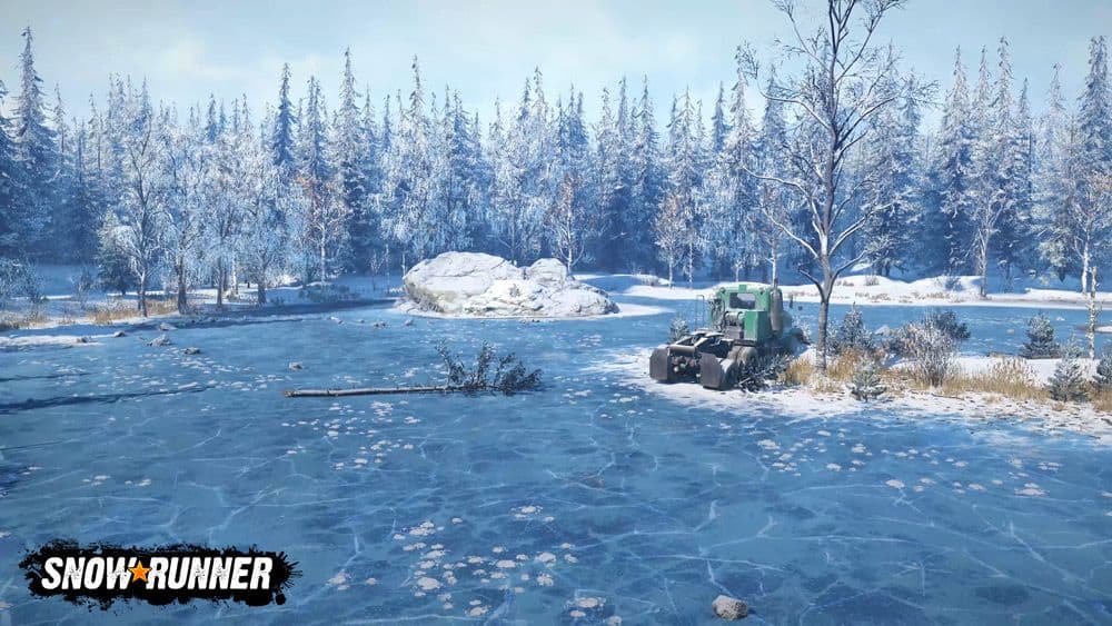 SnowRunner - Added Live Physics To The Ice Mod